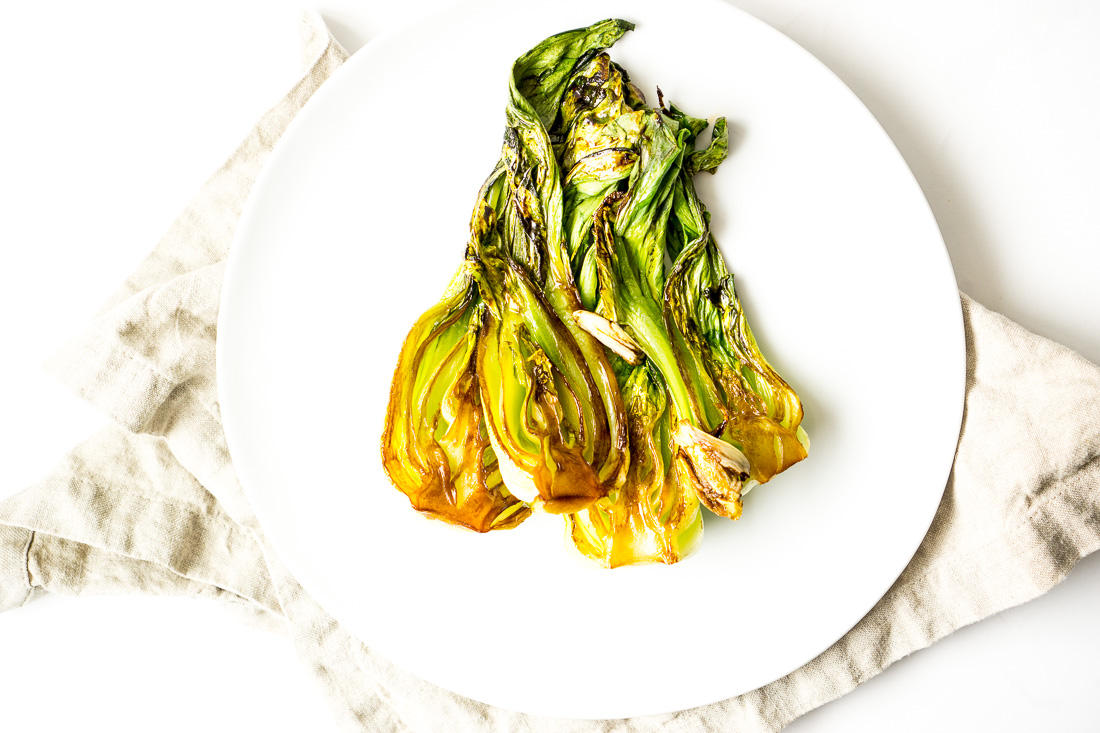 Low Carb Spiced Bok Choy and Broccoli Soup - Keto dinner recipe with 3.9g net carbs. Low carb ketogenic dinner meal.