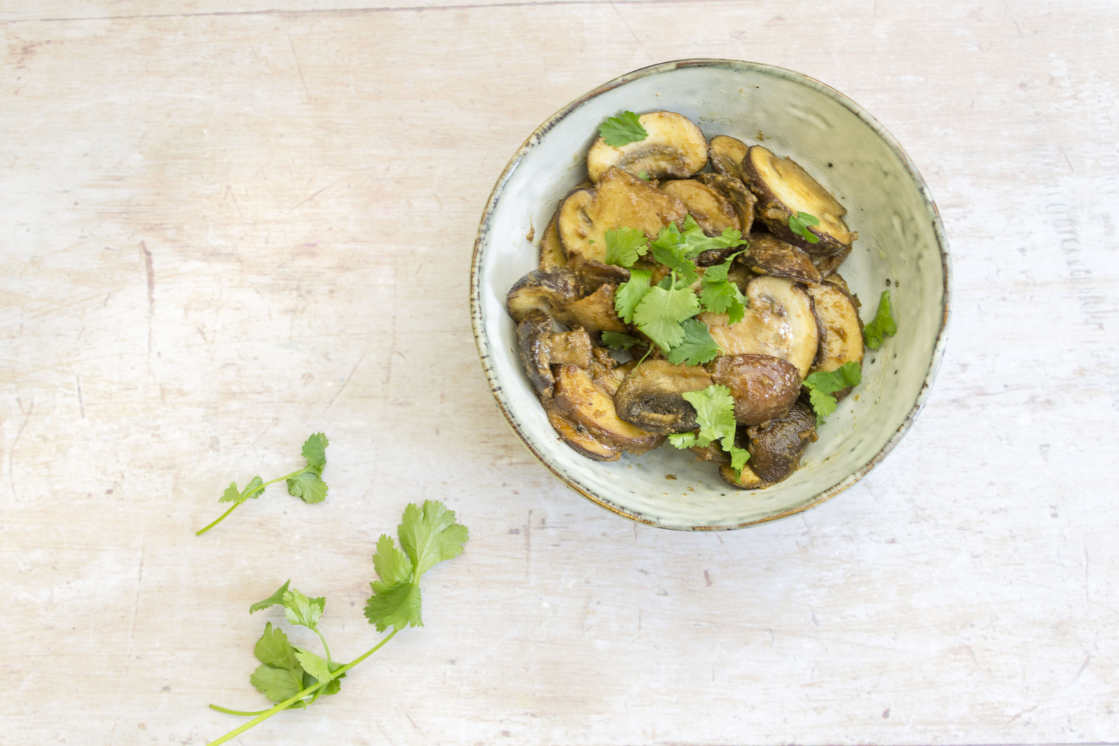 Keto Tahini, Tamari Mushrooms - Keto dinner recipe with 1.4g net carbs. Low carb ketogenic dinner meal.